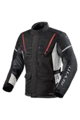 Odzież motocyklowa - Kurtka Motocyklowa Rev'it! Horizon 3 H2O Czarny/CzerwonyM - miniaturka - grafika 1