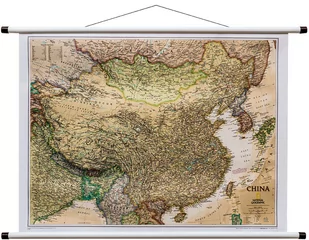 Chiny Executive mapa ścienna polityczna 1:7 804 000 National Geographic - Atlasy i mapy - miniaturka - grafika 1