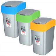 Kosze na śmieci - Kosz na śmieci Curver Flip Bin 10L, 3 szt. - miniaturka - grafika 1