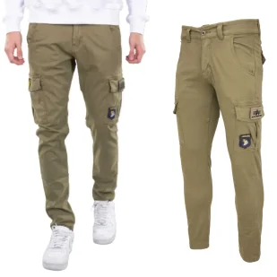 Spodnie Alpha Industries Petrol Patch 178207 11 - Oliwkowe RATY 0% | PayPo | GRATIS WYSYŁKA | ZWROT DO 100 DNI - Odzież taktyczna i umundurowanie - miniaturka - grafika 1