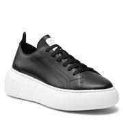 Sneakersy damskie - Sneakersy ARMANI EXCHANGE - XDX043 XCC64 00002 Black - miniaturka - grafika 1