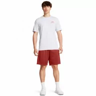 Spodnie sportowe męskie - Męskie spodenki treningowe Under Armour Tech Graphic Short - czerwone - UNDER ARMOUR - miniaturka - grafika 1