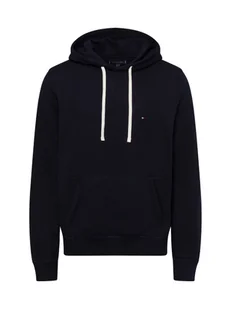 Tommy Hilfiger Męski sweter z kapturem Mężczyźni niebieski jednolity, S - Swetry męskie - miniaturka - grafika 1