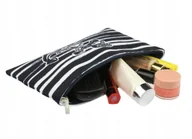 Kosmetyczki, organizery i kuferki - Kosmetyczka damska saszetka do torebki w paski kotwica Captain Mike® - miniaturka - grafika 1