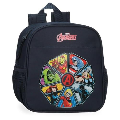 Joumma Marvel Avengers Avengers To The Power Plecak Przedszkole Czarny 21x25x10 cms Poliester 5,25L, czarny, Plecak przedszkola