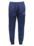 Spodnie sportowe męskie - Nike Spodnie dresowe "Club Fleece" w kolorze granatowym - miniaturka - grafika 1
