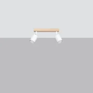 Lampy sufitowe - Plafon FLARE 2 biały LED 4000K - 46x30x17.5cm Sollux - miniaturka - grafika 1