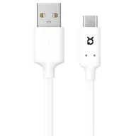 Kable USB - Kabel USB - USB Typ C XQISIT 49413 1 m Biały - miniaturka - grafika 1