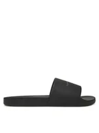 Klapki i japonki męskie - Tommy Hilfiger Klapki Hilifger Nyc Pool Slide FM0FM05432 Czarny - miniaturka - grafika 1