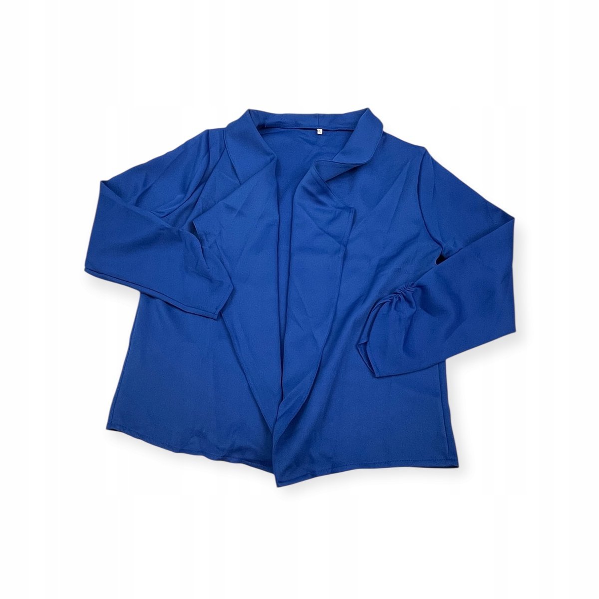 Narzutka damska kobaltowa, styl Old Money - rozmiar XXL