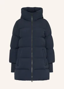 Woolrich Płaszcz Puchowy blau - Płaszcze damskie - miniaturka - grafika 1