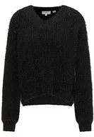 Swetry damskie - usha WHITE LABEL Sweter damski 15609994, czarny, XS/S - miniaturka - grafika 1