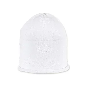 Sterntaler Czapka z daszkiem Baby Bonnet Maille na zimną pogodę, Biały (Weiss 500), L (Producent Rozmiar:39) - Czapki damskie - miniaturka - grafika 1