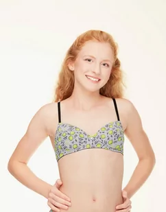 BIUSTONOSZ KEY TBC-880 A8 (kolor szary - żółty, rozmiar 65BB) - Biustonosze - miniaturka - grafika 1