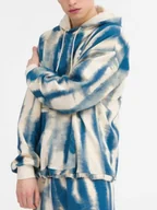 Bluzy męskie - Bluza męska z kapturem kangurka Fila FAM0309-13183 L Niebieska (4064556395665) - miniaturka - grafika 1