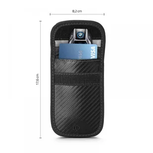 KLATKA FARADAYA Tech-Protect V1 KEYLESS RFID SIGNAL BLOCKER CASE CARBON - Etui i futerały do telefonów - miniaturka - grafika 4