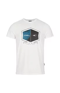 Koszulki męskie - O'Neill Męski T-shirt z krótkimi rękawami, hybrydowy podkoszulek, 11010 śnieżnobiały, XL/XXL (opakowanie 4 szt.) - grafika 1