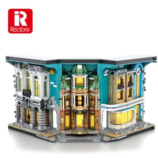 KLOCKI REOBRIX STREETSCAPE ARCHITECTURE STREET VIEW BOOK 3108 PCS TECHNIC - Klocki - miniaturka - grafika 1