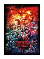 Kartki okolicznościowe i zaproszenia - Pocztówka A6 Stranger Things pocztówki z bohaterami serialu - miniaturka - grafika 1