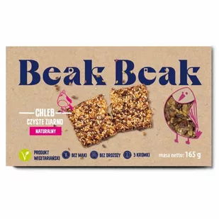 .Beak Beak Chleb czyste ziarno naturalny 165g Vege - Pieczywo chrupkie - miniaturka - grafika 1