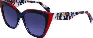 LIU JO LJ784S 435 NIEBIESKI/CZERWONY 53/17/140 Damskie okulary przeciwsłoneczne - Okulary przeciwsłoneczne - miniaturka - grafika 1