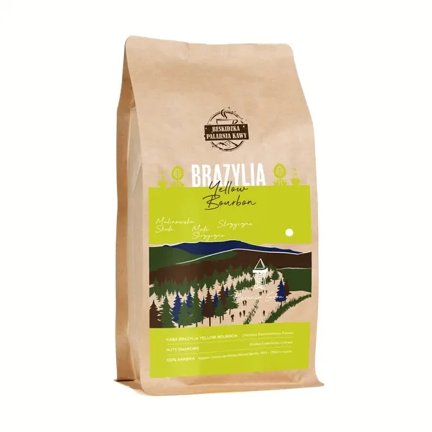 Kawa Ziarnista Brazylia Yellow Bourbon 500g 100% Arabica Speciality