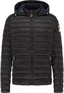 Kurtki męskie - MO Pikowana kurtka męska 14309416, czarny, M - miniaturka - grafika 1