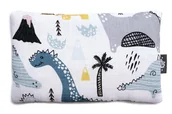 Pościel dla dzieci - Pulp Pulp Bambusowa Poduszeczka Muślinowa z Jonami Srebra DINOZAURY - miniaturka - grafika 1
