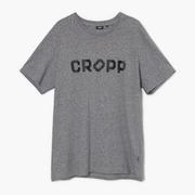 Moda i Uroda OUTLET - Cropp - Szary T-shirt z nadrukiem CROPP - Jasny szary - miniaturka - grafika 1