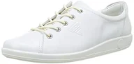Sneakersy damskie - Ecco Damskie Soft 2.0, Sneakersy, Biały, 38 EU - miniaturka - grafika 1