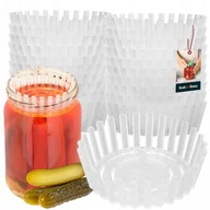 Pojemniki kuchenne - 20 SZT DOCISK DOCISKI DO PRZETWORÓW SŁOIKÓW SITKO KISZENIA OGÓRKÓW Fi 100mm - miniaturka - grafika 1