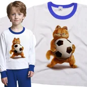 Piżamy dla dziewczynek - Piżama dziecięca Garfield Piłka Nożna 86/92 - VoloDonum - miniaturka - grafika 1