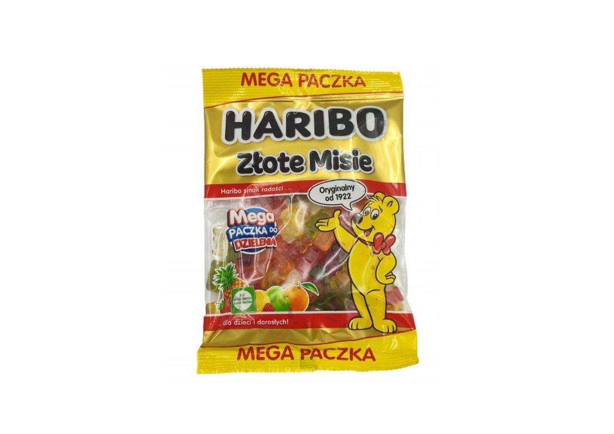 Haribo, Złote Misie, Mega Paczka, żelki owocowe, 240g