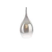 Lampy sufitowe - Szara szklana lampa wisząca Leitmotiv Drup, ø 20 cm - miniaturka - grafika 1