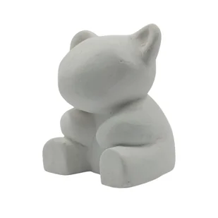 Kolorowanka 3D Figurka Gipsowa do Malowania Kreatywny Prezent Miś Panda - Figurki dekoracyjne - miniaturka - grafika 1