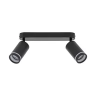Lampy sufitowe - Dwupunktowa, techniczna lampa sufitowa TK 6912 z serii JET BLACK - miniaturka - grafika 1