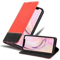 Etui i futerały do telefonów - Etui Cadorabo do Apple iPhone 13 PRO Etui ochronne w kolorze czerwonym Etui na książkę Etui ze sztucznej skóry - miniaturka - grafika 1