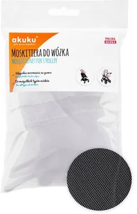 AKUKU Akuku Moskitiera Uniwersalna na Wózek Biała A0445 - Akcesoria do wózków - miniaturka - grafika 2