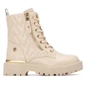 Botki damskie - XTI KIDS 151344, Botki dziewczęce - beżowe, 37 EU, beż, 37 EU - miniaturka - grafika 1