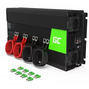 Green Cell Przetwornica samochodowa Green Cell 12V do 220V 3000W/6000W INV12 - Przetwornice samochodowe - miniaturka - grafika 2