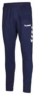 Spodnie i spodenki dla chłopców - Hummel Hummel Spodnie chłopięce Core Football niebieski morski 176 132165-7026 - grafika 1