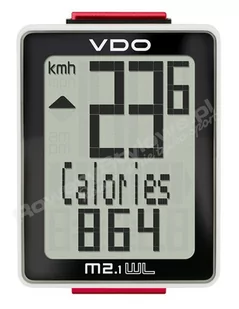 VDO M2 WR komputer rowerowy kabel, czarny, nie dotyczy 285.VDO3002 - Liczniki rowerowe - miniaturka - grafika 1