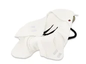 Koce i narzuty dla dzieci - Otulak - kocyk do wózka, fotelika samochodowego, MimiNu Soft, 90x90 cm, 0-3 lata, ECRU - miniaturka - grafika 1