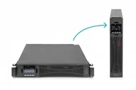 Zasilacze awaryjne UPS - Zasilacz awaryjny UPS Online Rack 19&amp;quot; LCD, 2000VA/2000W, 4x12V/9Ah, 8xC13, USB, RS232, RJ45 - miniaturka - grafika 1