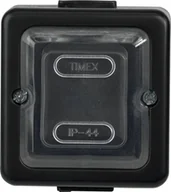 Wyłączniki światła i elektryczne - Timex elektro LOFT Przycisk zwierny światło/dzwonek n/t IP44 czarny /czarny ogumowany klawisz/ WNT-6/7J CZA WNT-6/7J CZA - miniaturka - grafika 1
