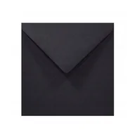 Koperty - Koperty kwadratowe czarne 120g/m2 K4 Shan 10 szt - miniaturka - grafika 1