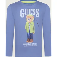Koszulki dla chłopców - Guess Longsleeve Regular Fit - miniaturka - grafika 1