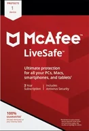 Gry PC Cyfrowe - McAfee Livesafe 1 Device 3 Years - Key - GLOBAL - miniaturka - grafika 1
