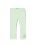 Legginsy - United Colors of Benetton legginsy dziewczęce, Zielony 26 l, 6 Miesiące - miniaturka - grafika 1