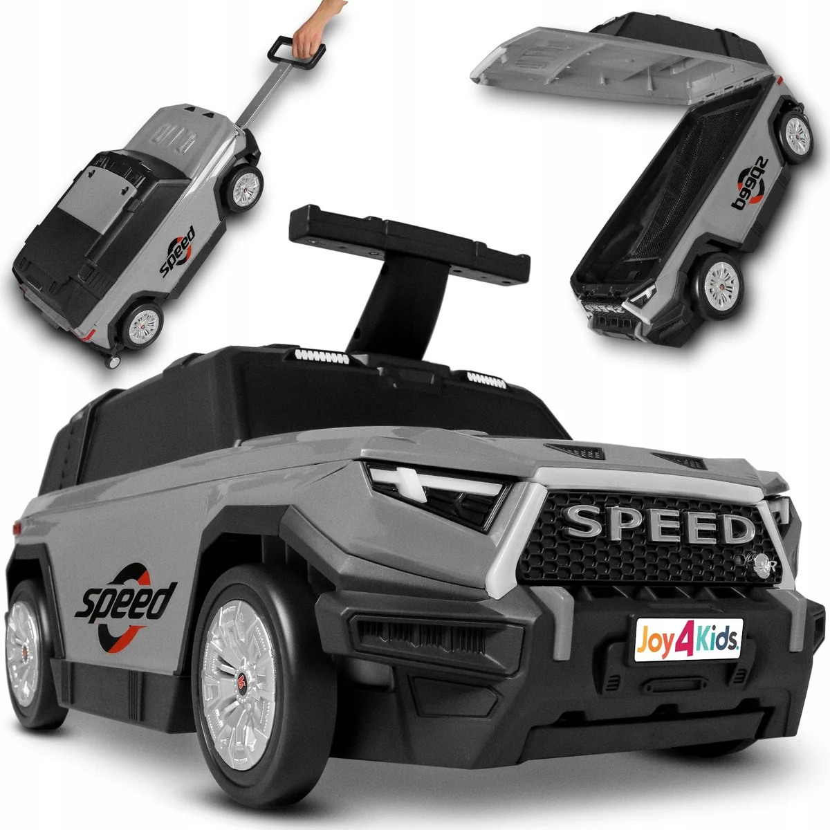 AUTKO WALIZKA 3W1 JEŹDZIK PCHACZ JOY4KIDS SAMOCHÓD DLA DZIECI